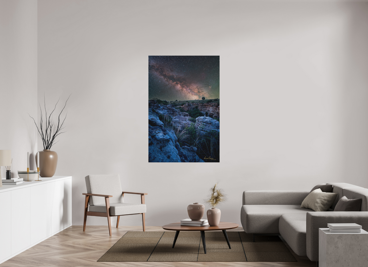 40 x 60″, Metal Prints Between Stone and Stars