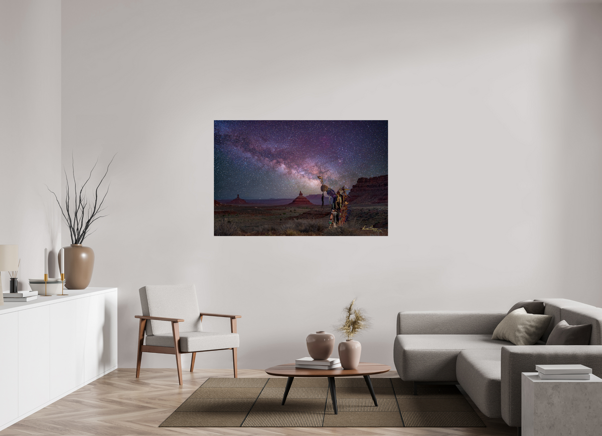 60 x 40″, Print Paper The Way of the Sky