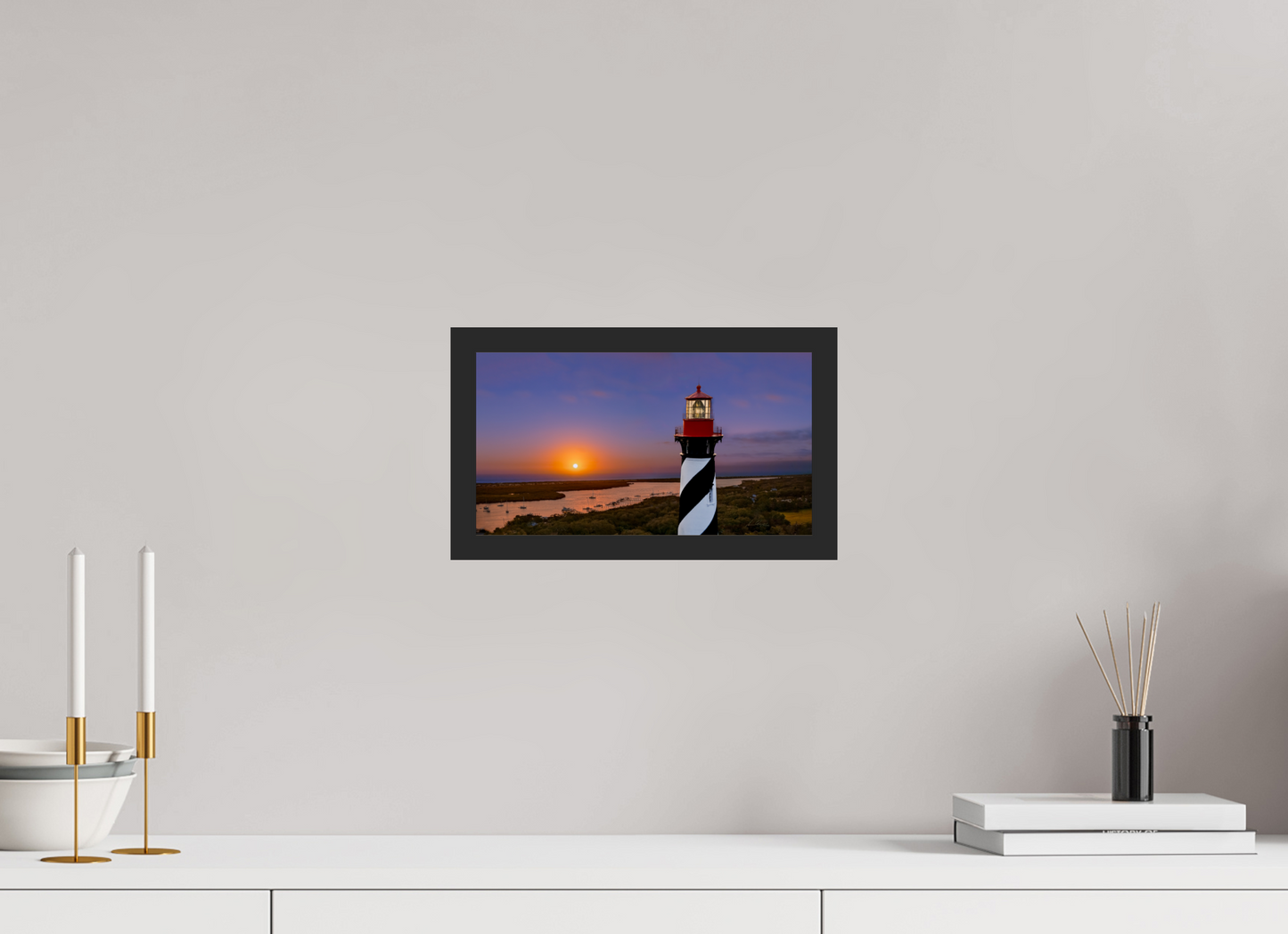 12 x 6.8″, Gallery Frame Beacon of Dawn