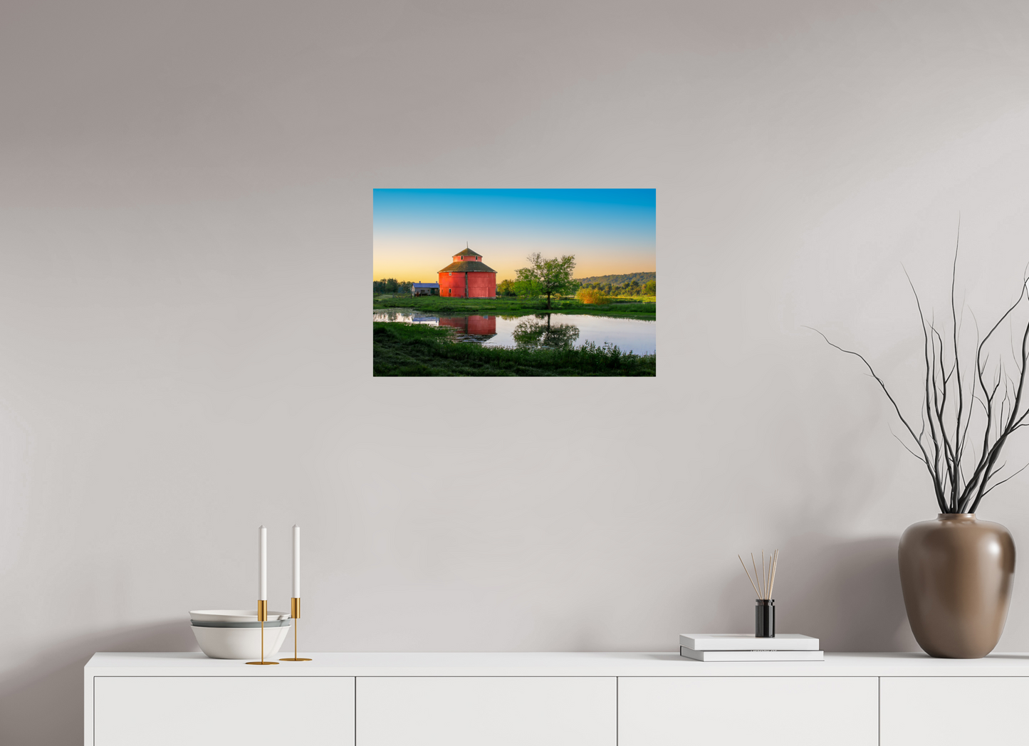 24 x 16″, Photo Print On Fuji Crystal DP II Round Barn