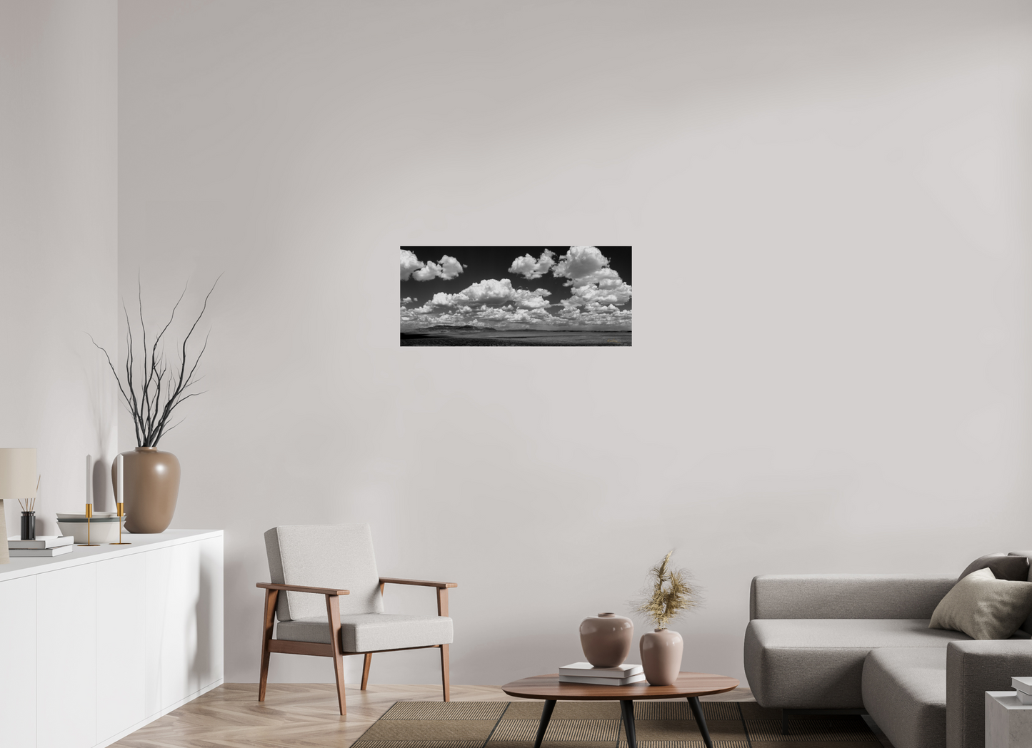 36.9 x 16″, Print Paper The Weight of the Sky | Mexican Hat, Utah Fine Art Photography