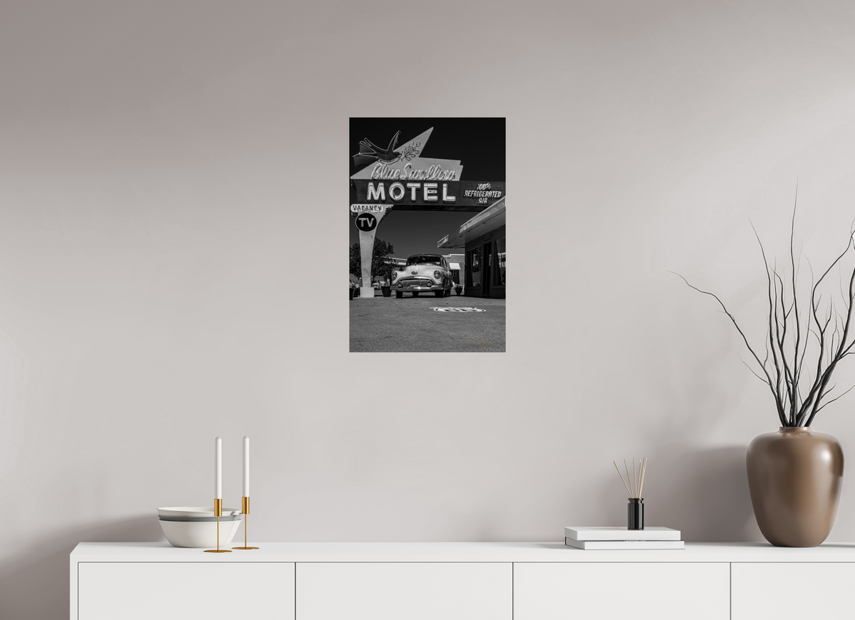 16 x 24″, Print Paper Where the Mother Road Sleeps