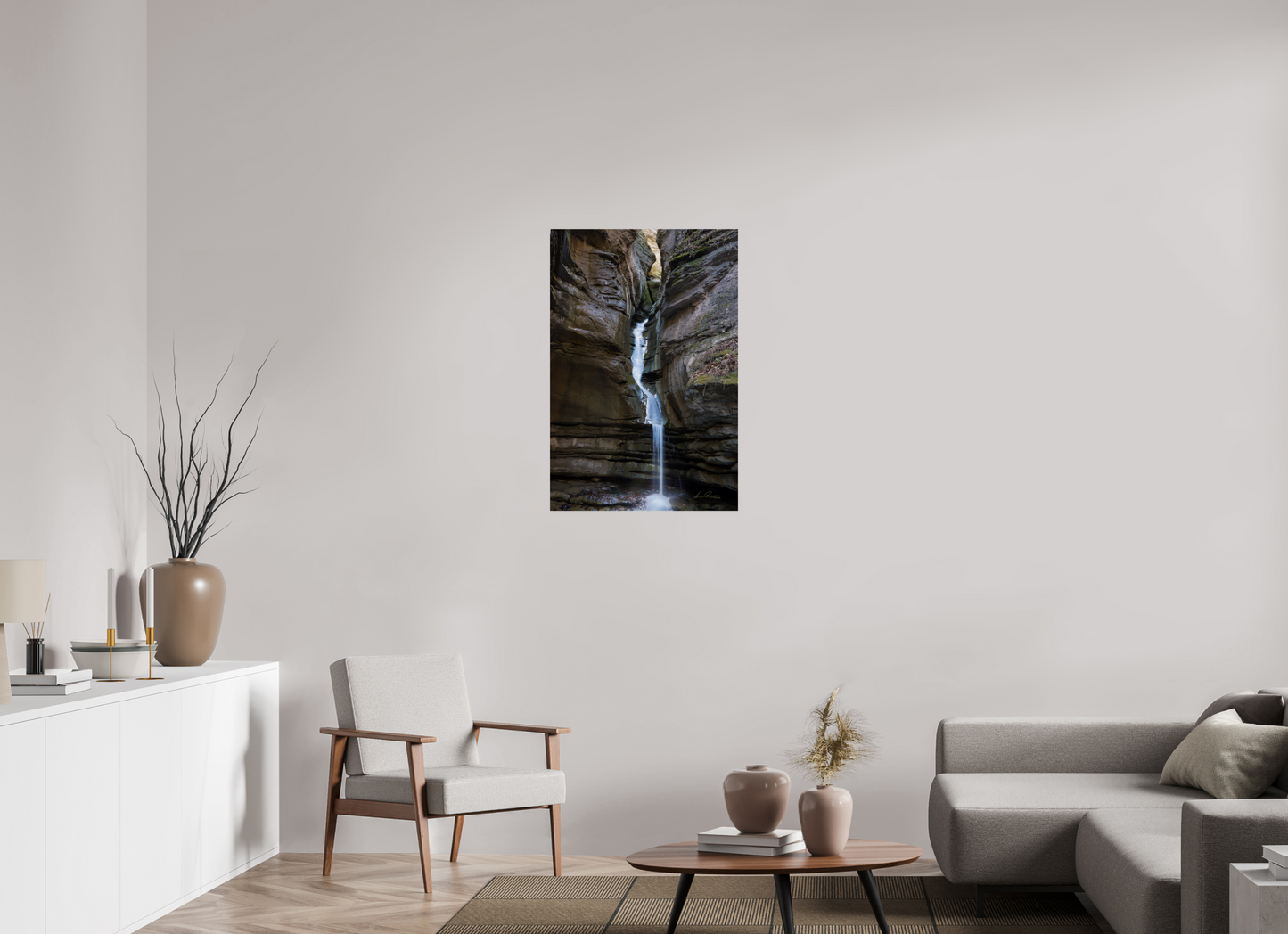 24 x 36″, Print Paper Thunder Canyon Falls