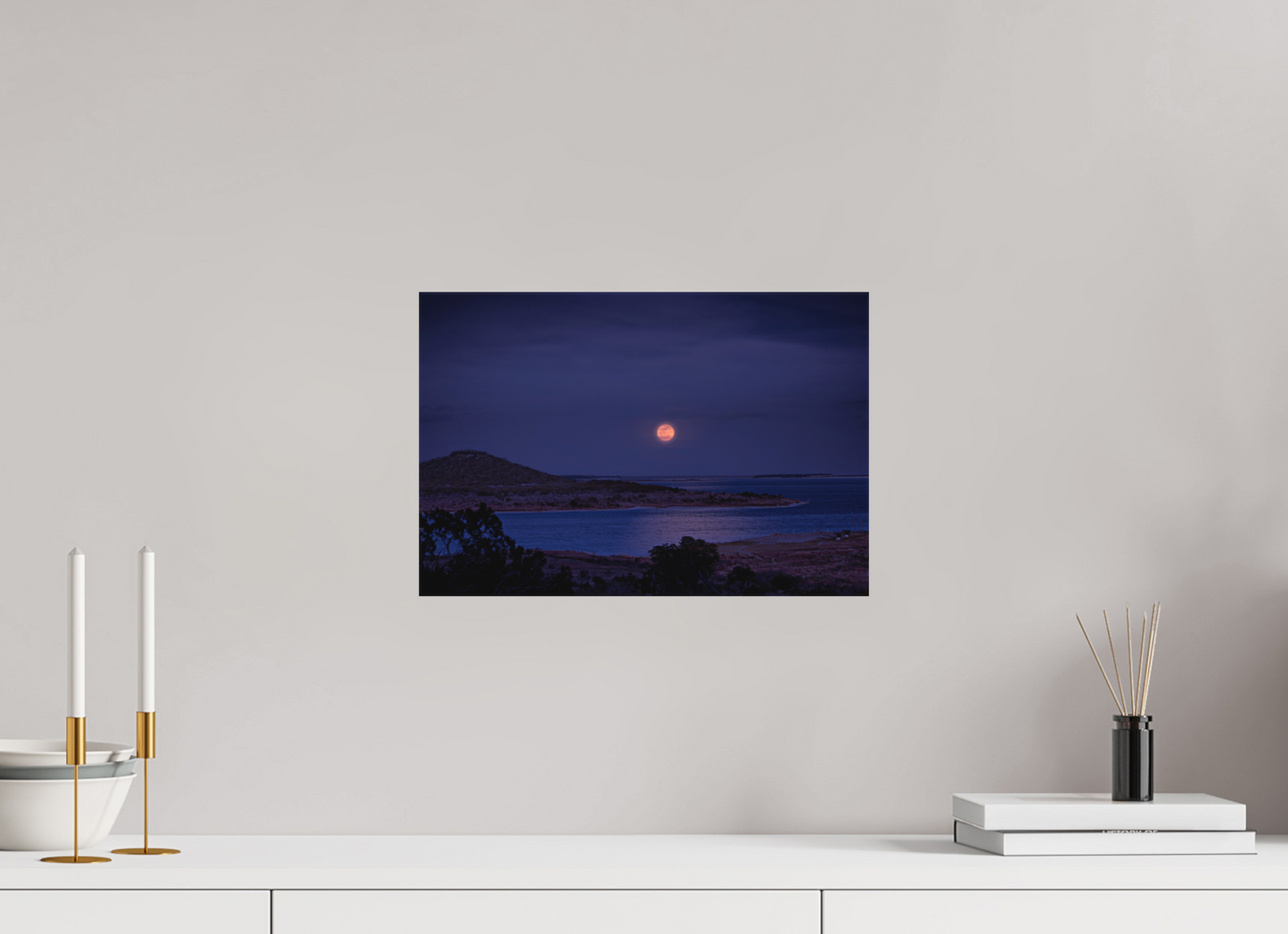 15 x 10″, Canvas Print Peak of Lingering Light
