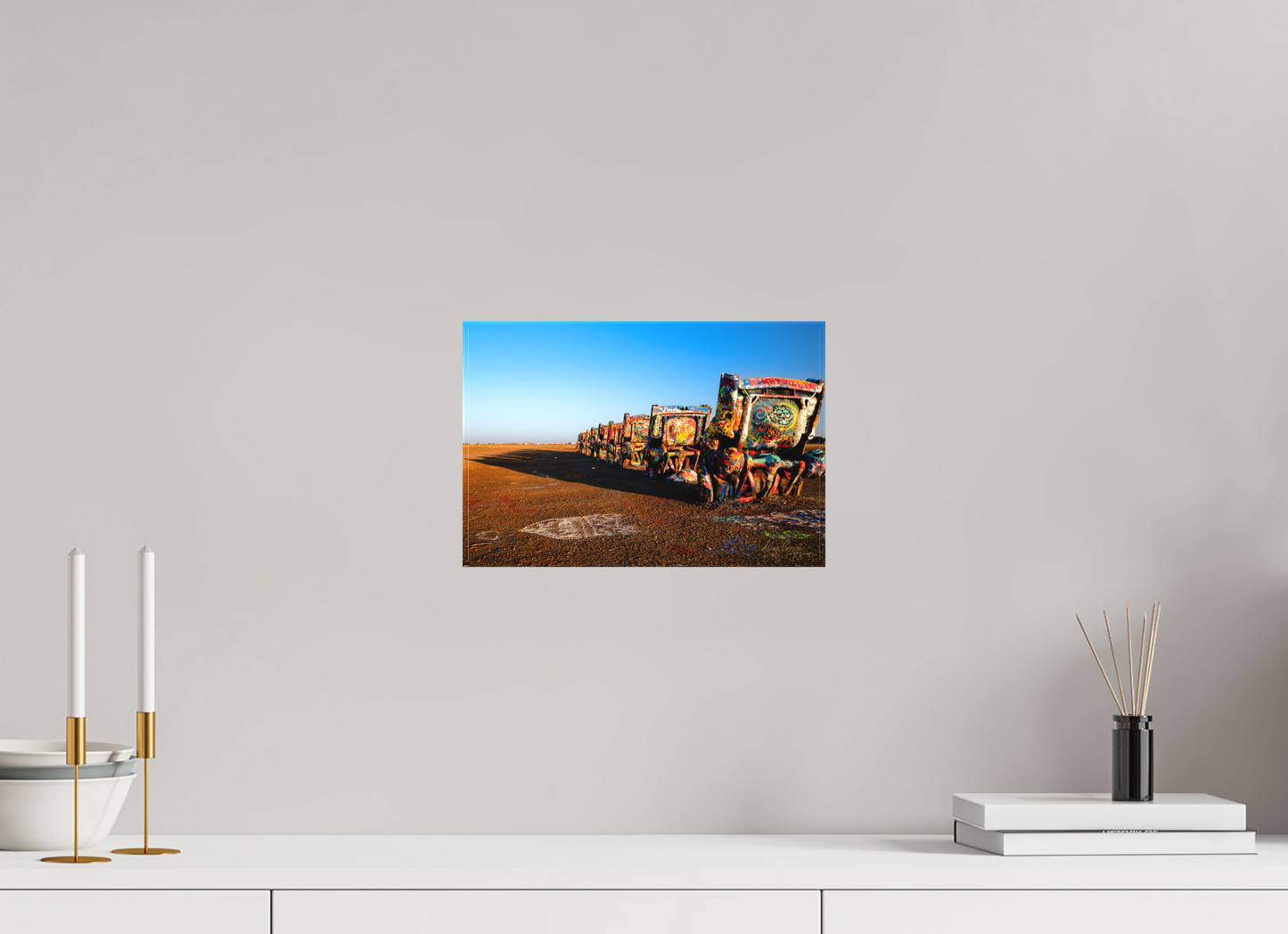 12 x 8″, Canvas Print The Color of Miles