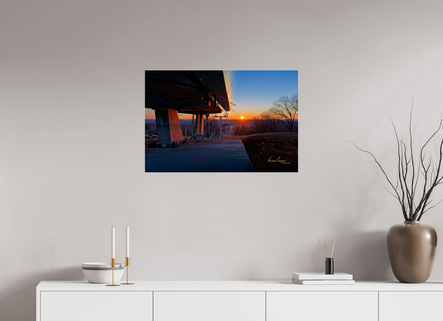 30 x 20″, Photo Print Under Acrylic Glass The Lifted Morning Sun