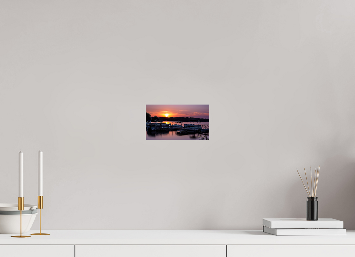 8 x 4.5″, Print Paper Anchored in the Last Light