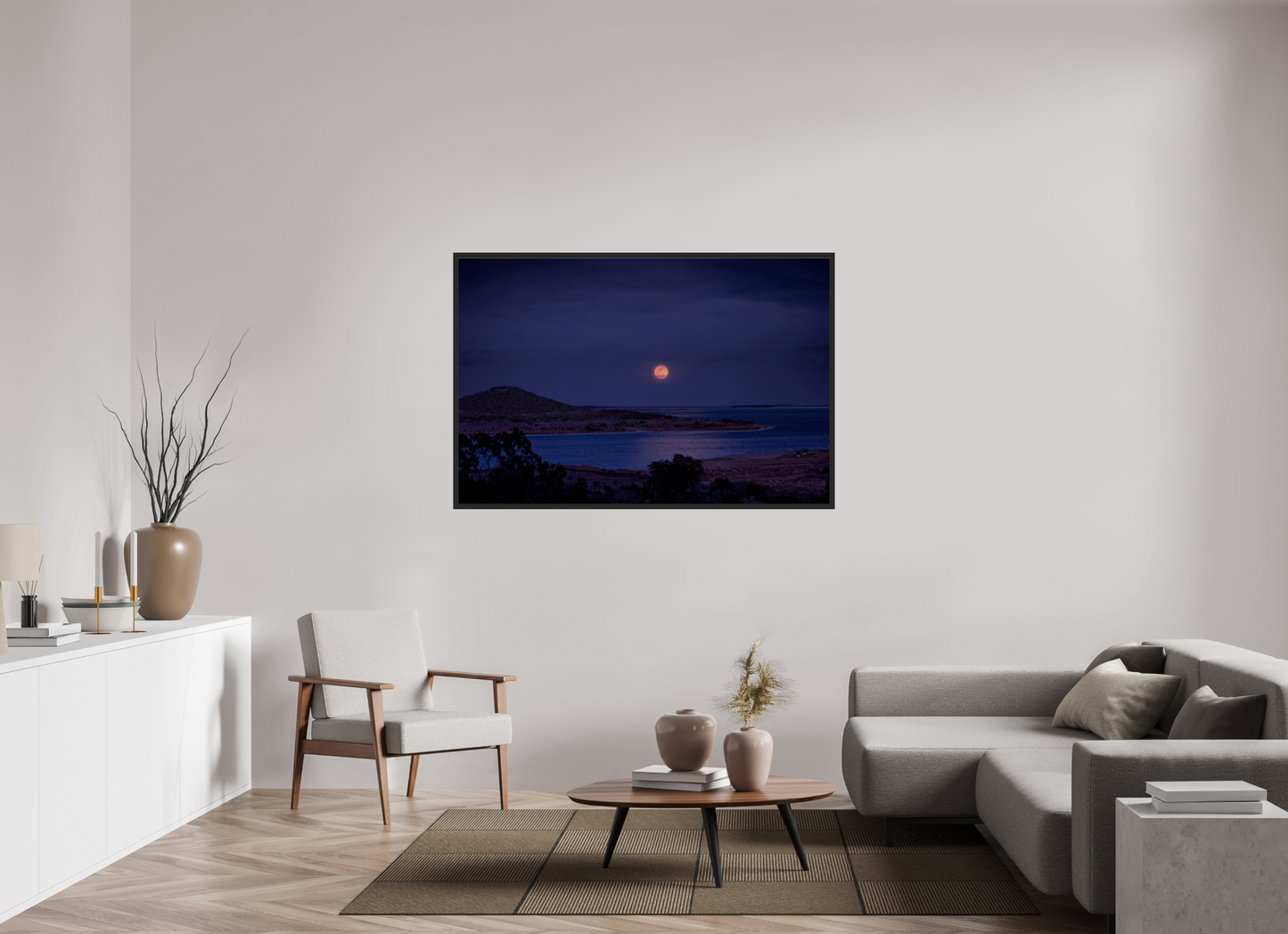 60 x 40″, Gallery Frame Peak of Lingering Light