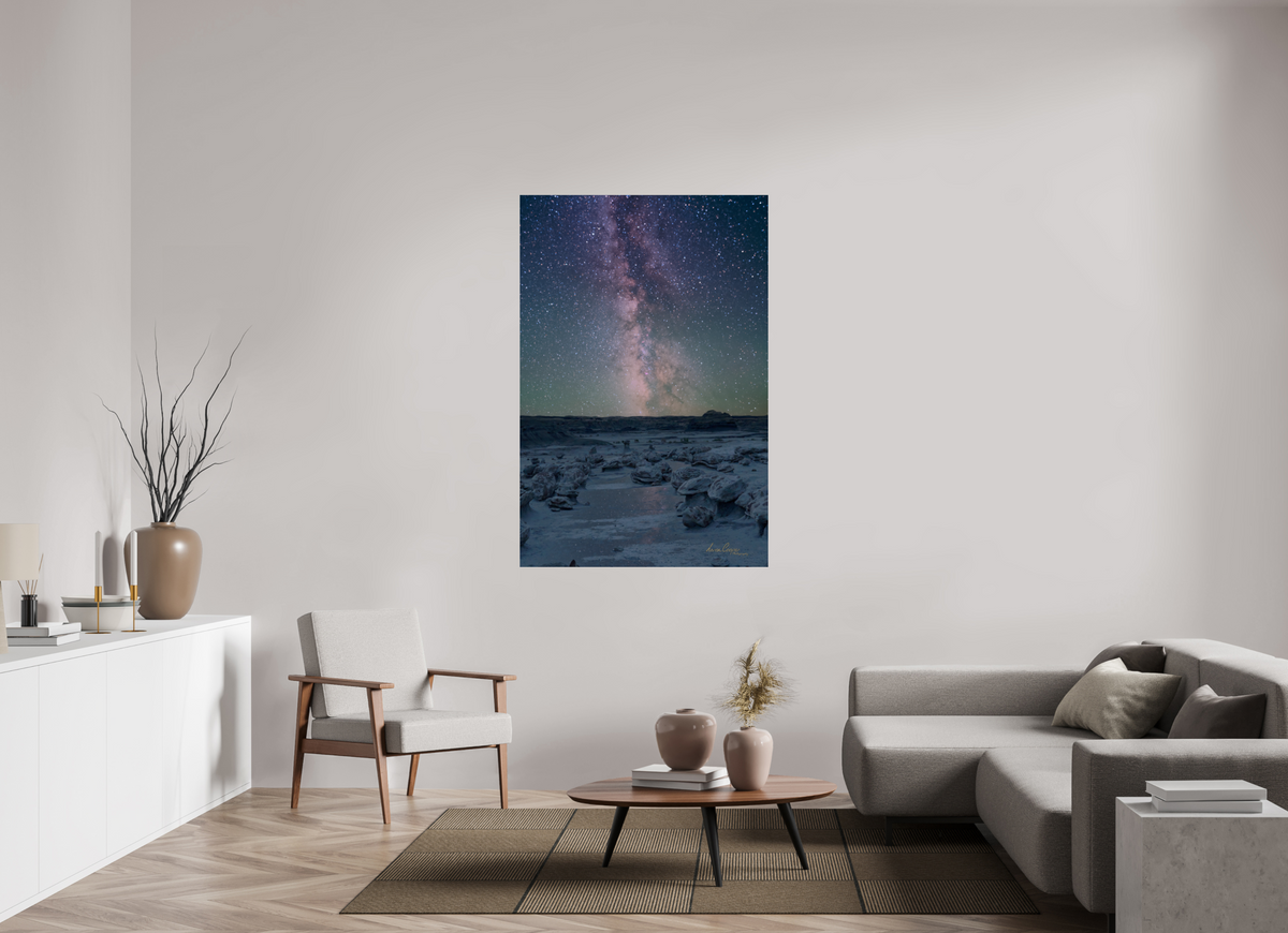 40 x 60″, Print Paper Stars Over The Stone Eggs