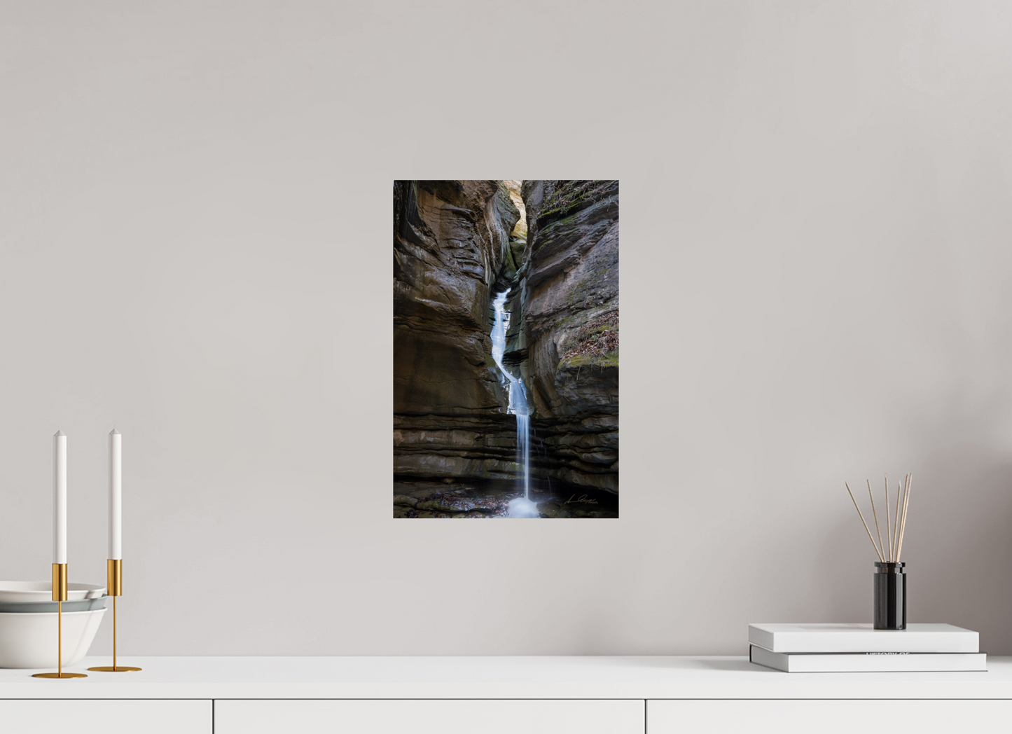 10 x 15″, Print Paper Thunder Canyon Falls