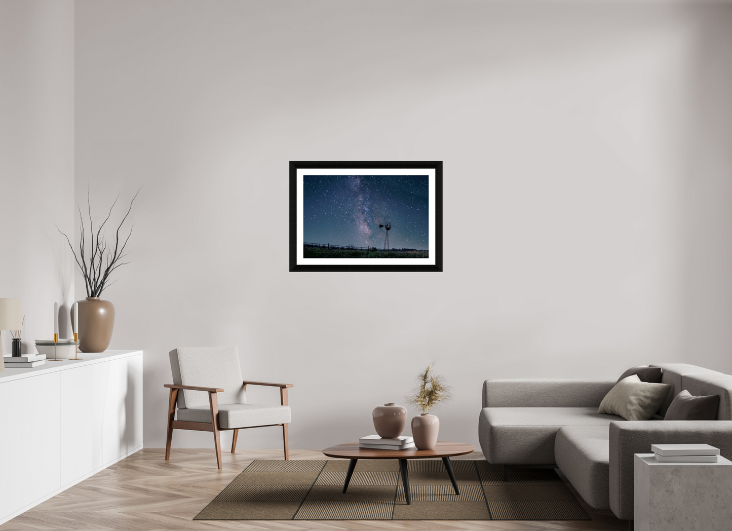36 x 24″, Framed with mat hahnemuhle pearl Where the Wind Still Turns