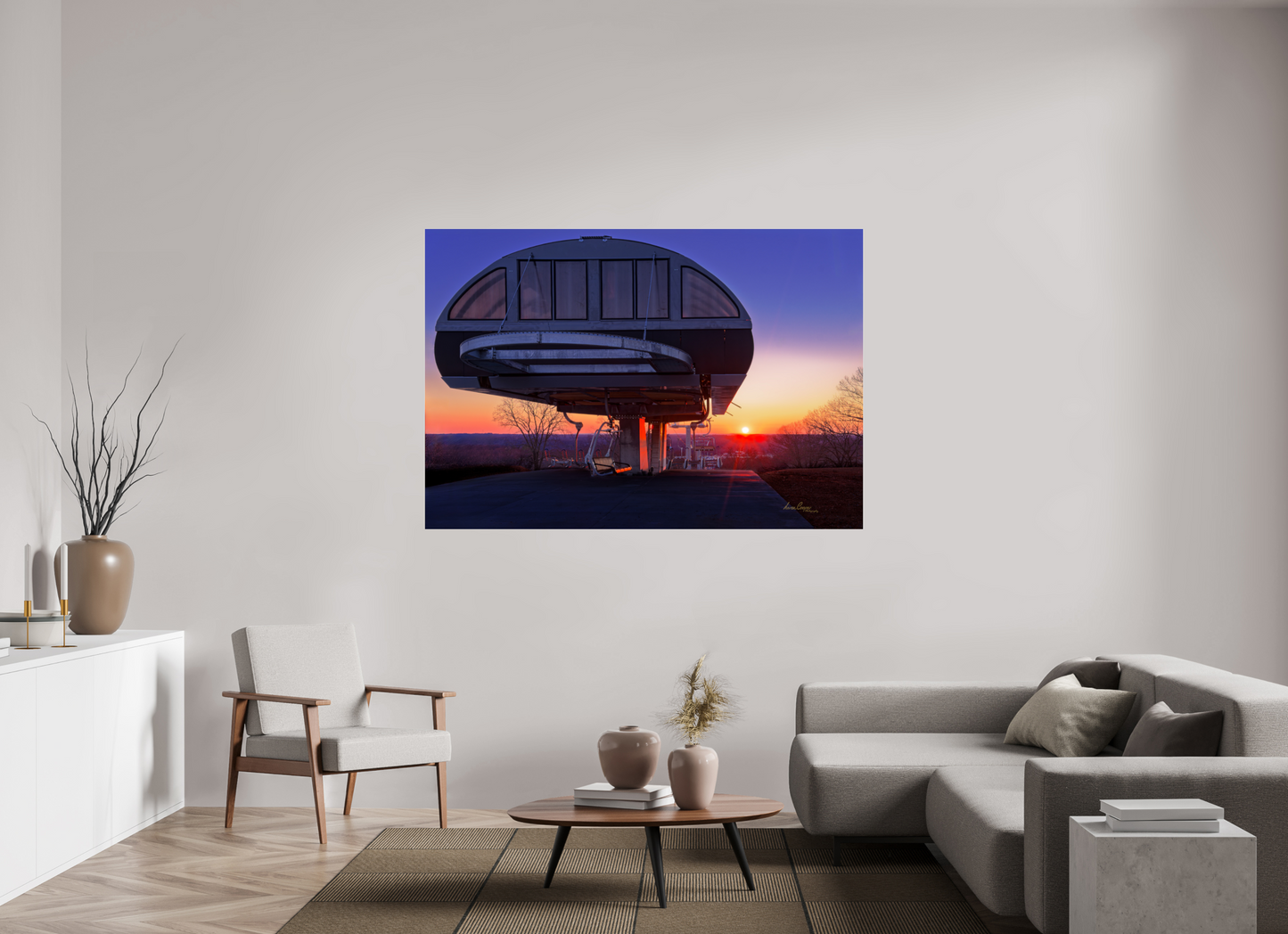 68.6 x 47″, Photo Print Under Acrylic Glass End of the Ride