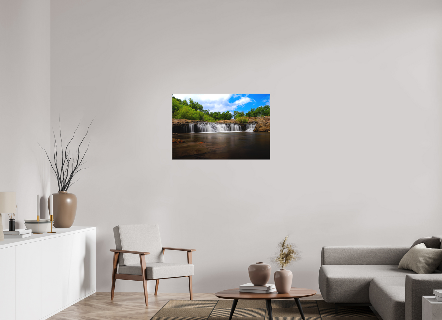 36 x 24″, Canvas Print Grand Falls in Bloom