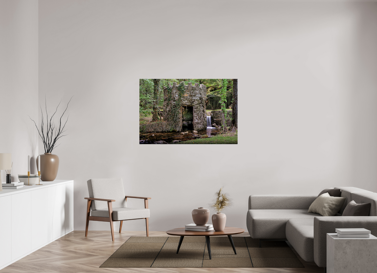 54 x 36″, Print Paper Hidden Springs