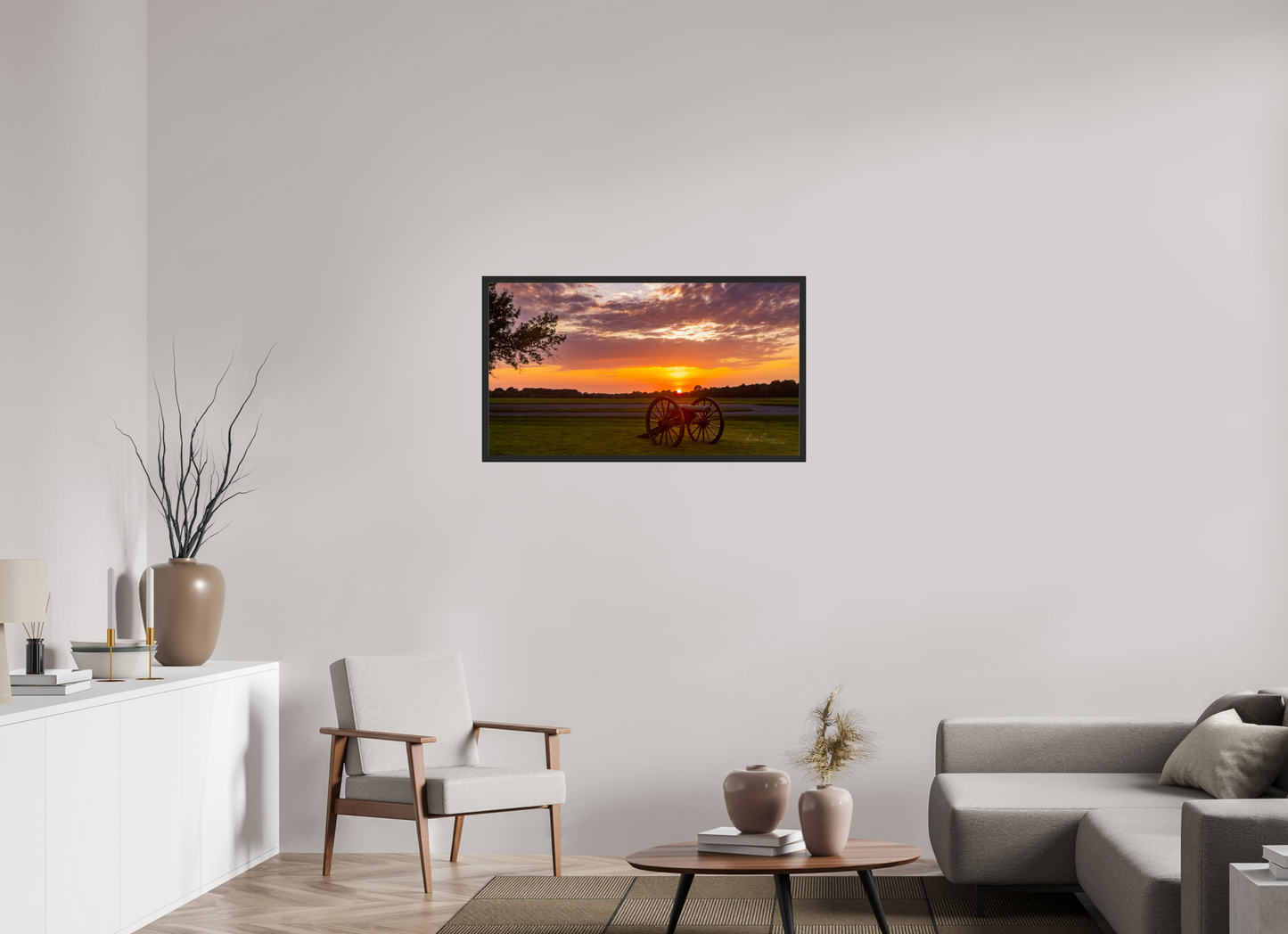 40 x 22.5″, Gallery Frame Echoes in the Last Light