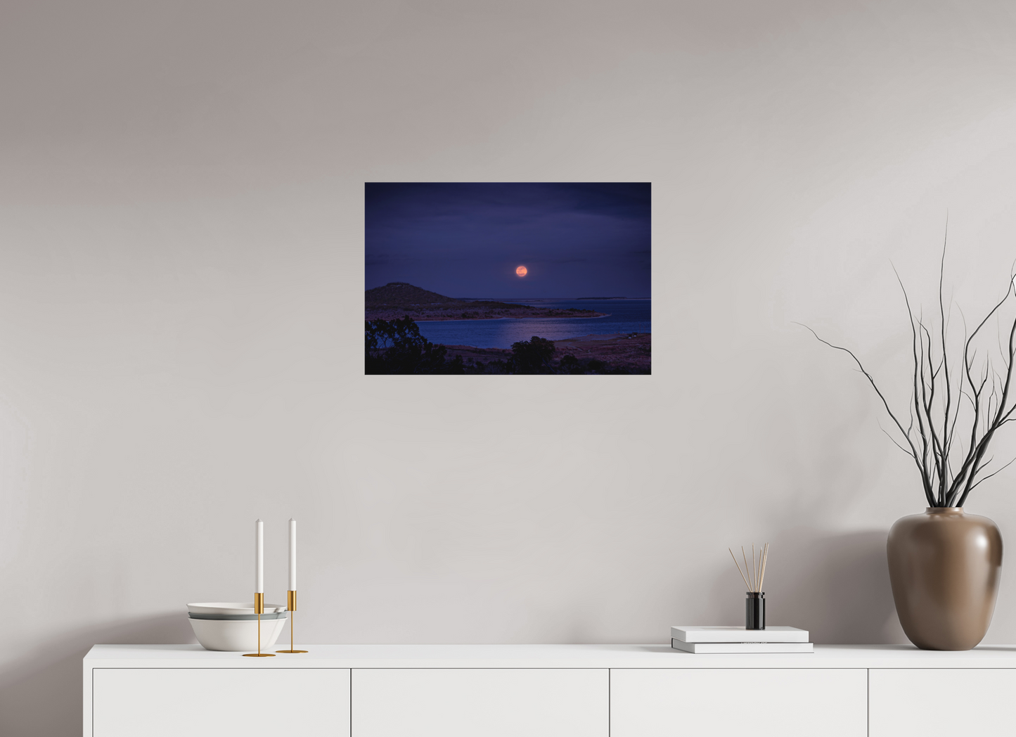 24 x 16″, Canvas Print Peak of Lingering Light