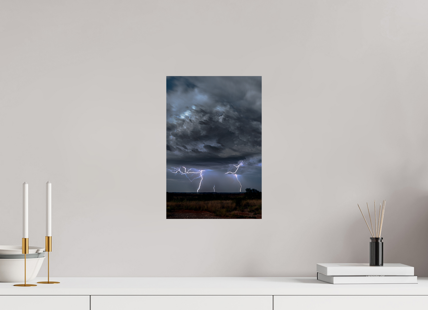 10 x 15″, Print Paper Fractured Storm