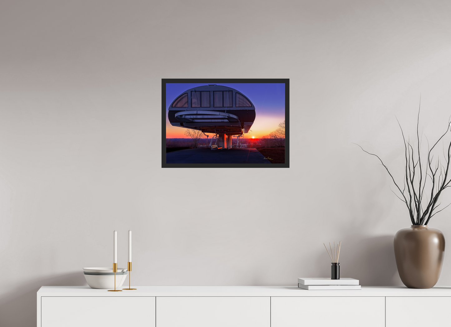 23.3 x 16″, Gallery Frame End of the Ride