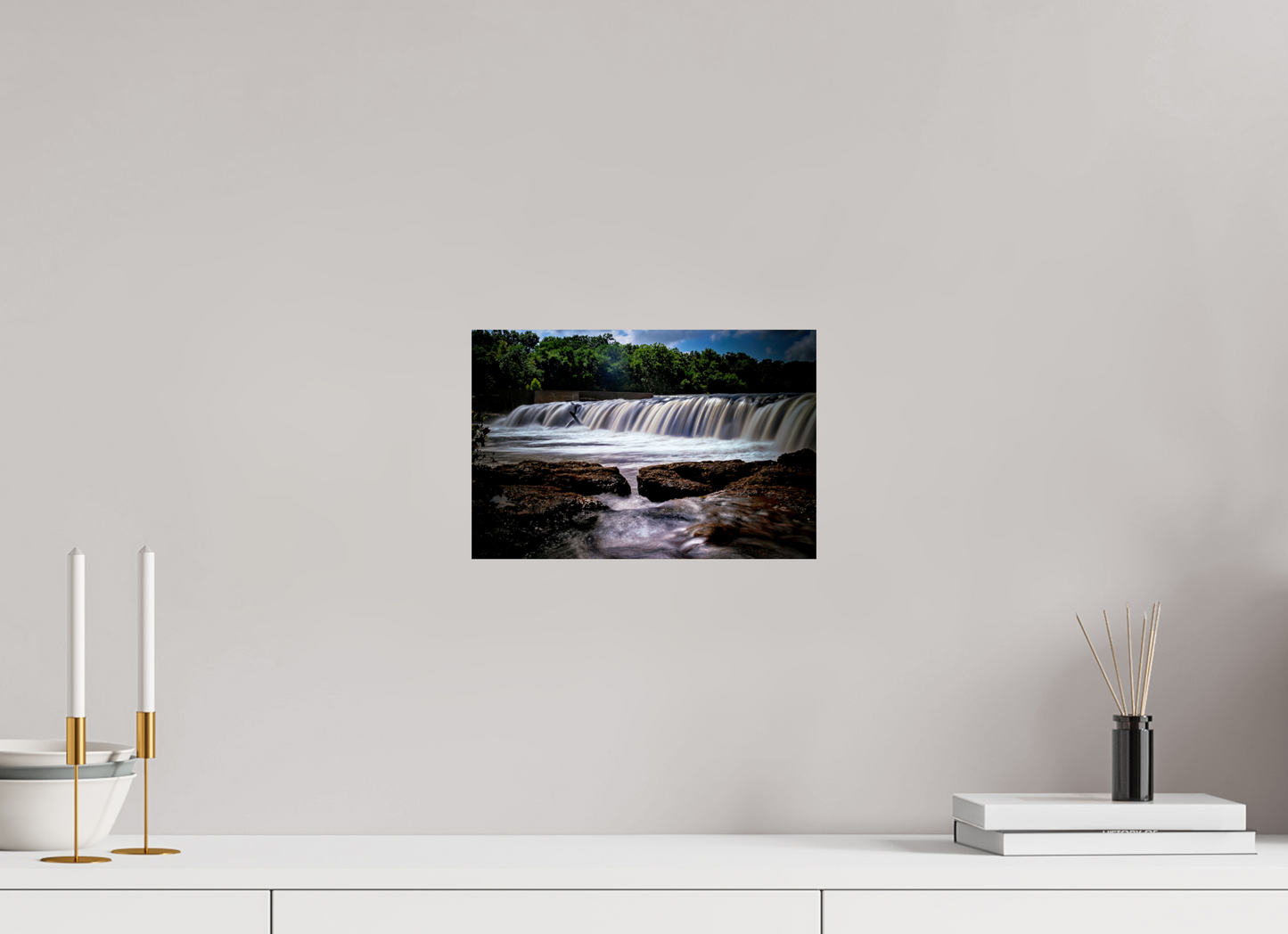 12 x 8″, Print Paper Grand Falls in Shadow
