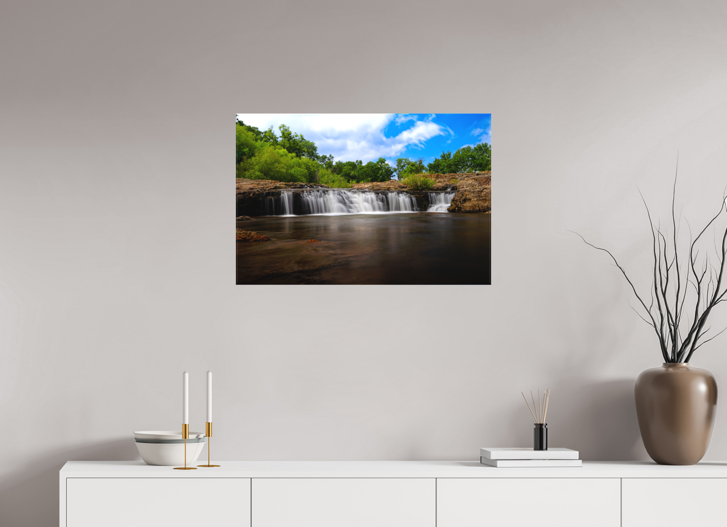 30 x 20″, Canvas Print Grand Falls in Bloom