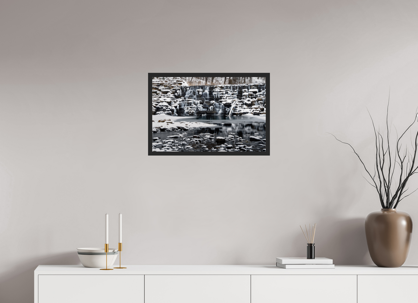 24 x 16″, Gallery Frame Frozen Stillness