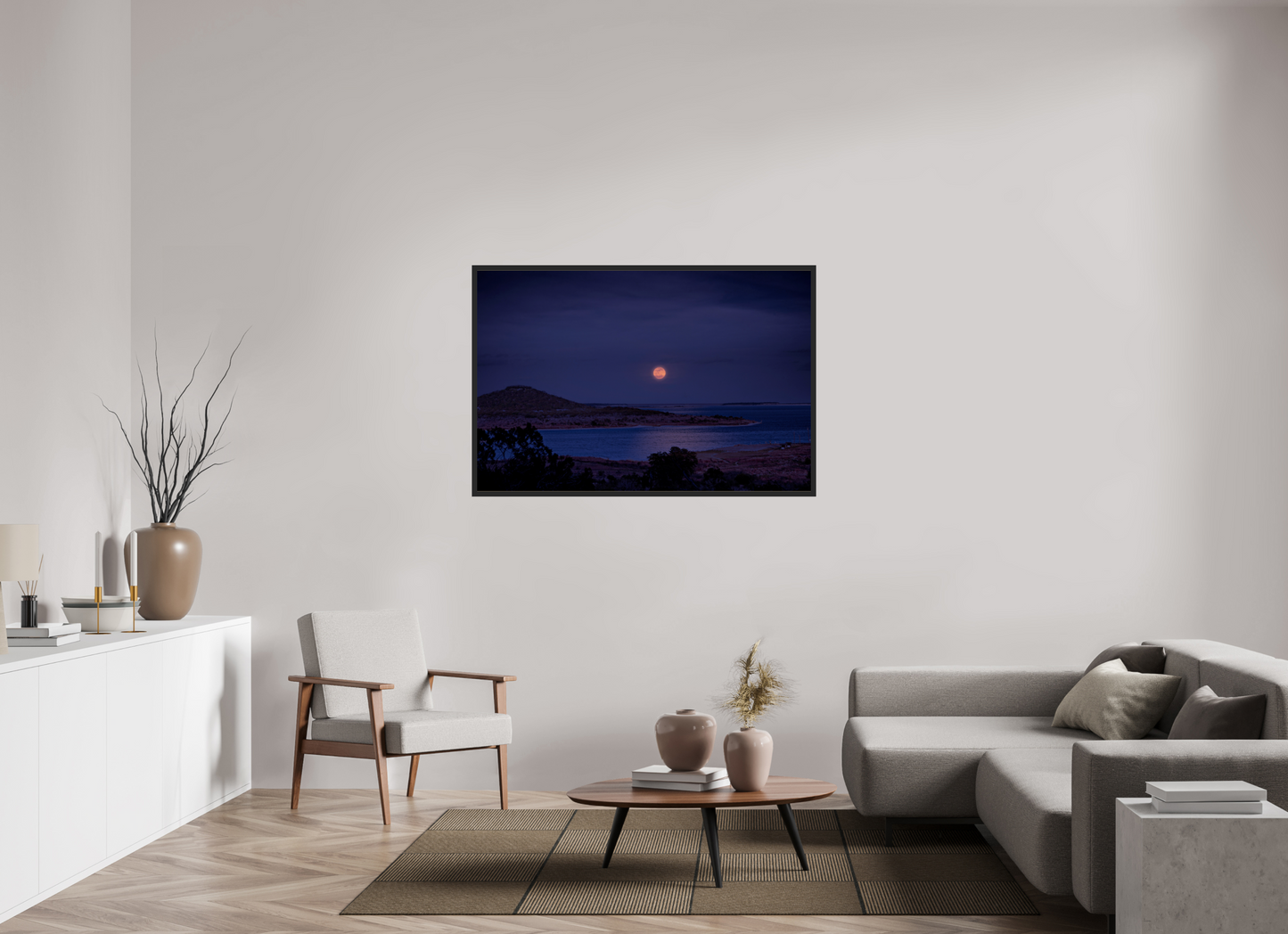 54 x 36″, Gallery Frame Peak of Lingering Light