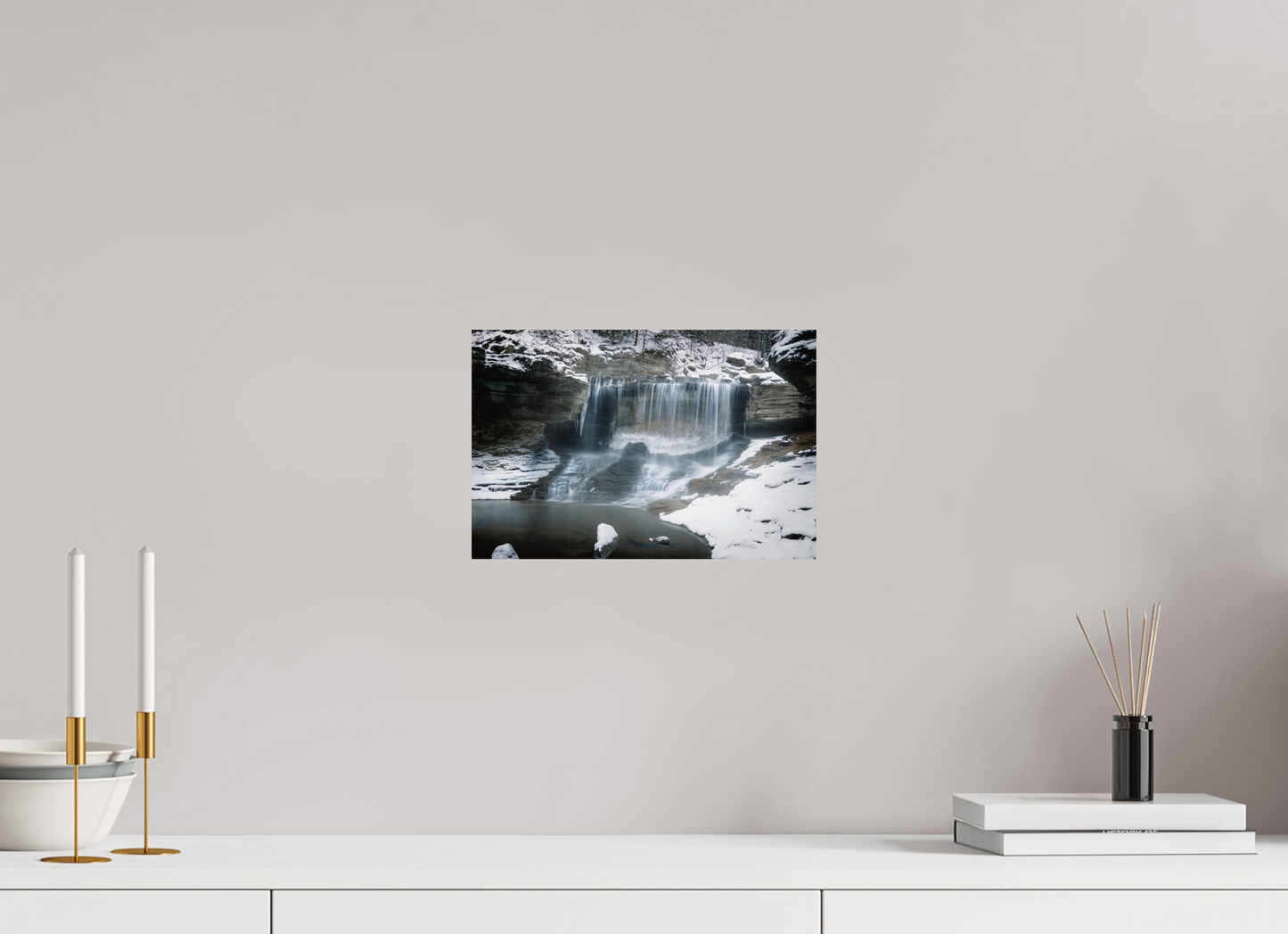12 x 8″, Print Paper Frozen Stillness