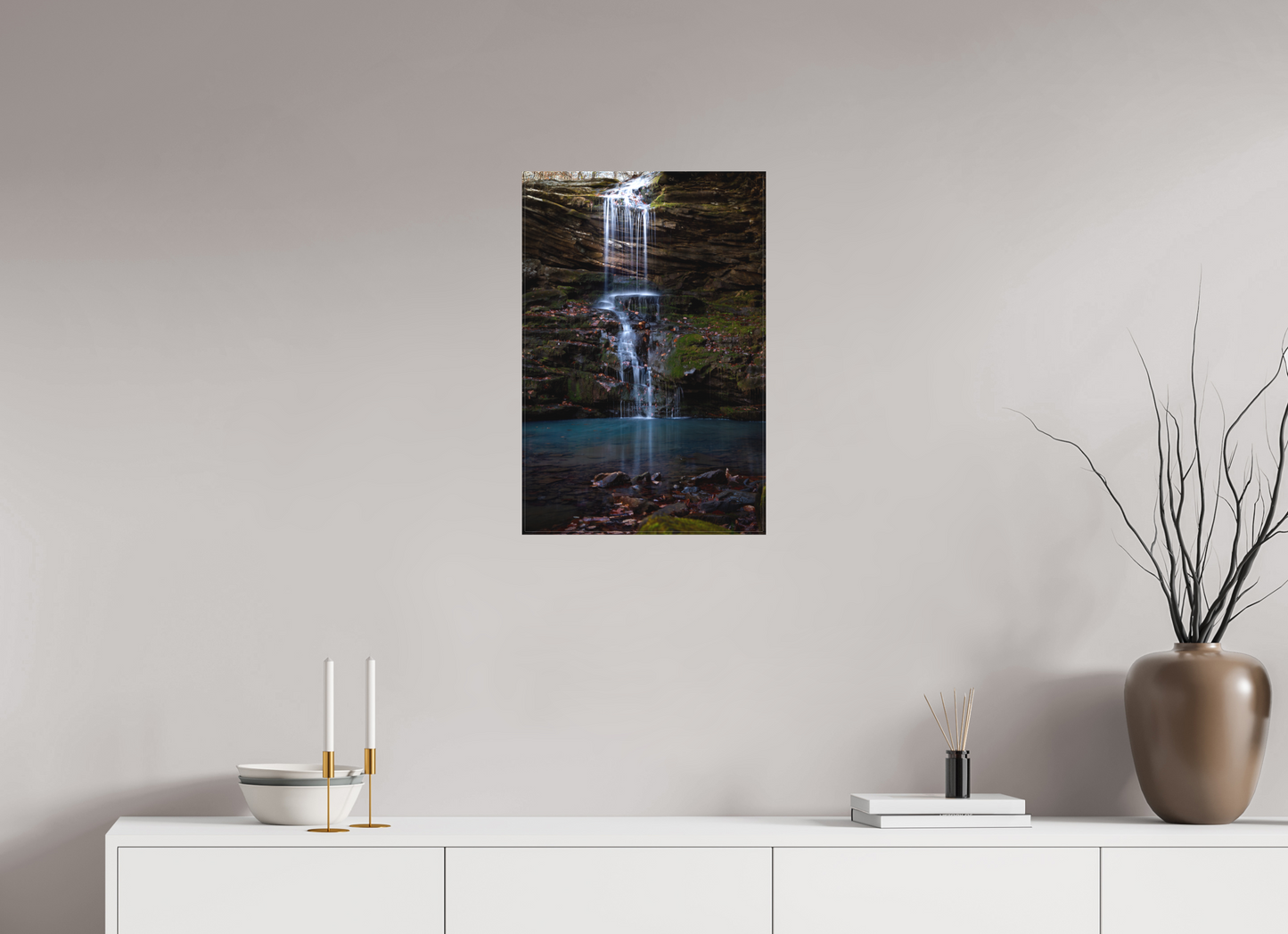 16 x 24″, Canvas Print Magnolia Falls