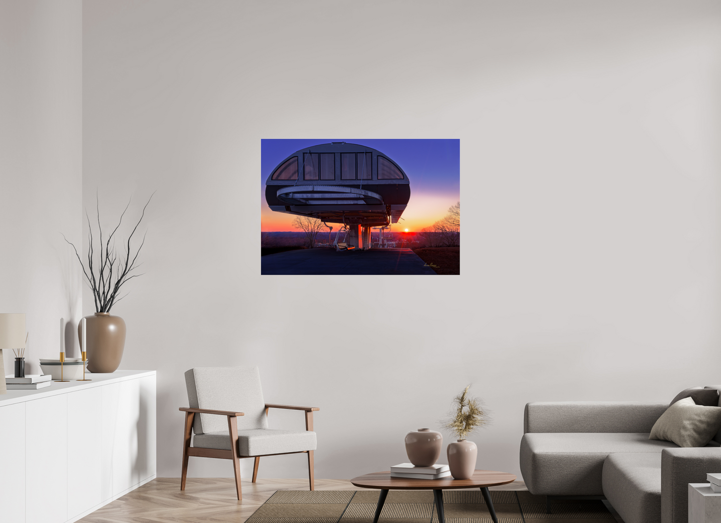 45.2 x 31″, Photo Print Under Acrylic Glass End of the Ride