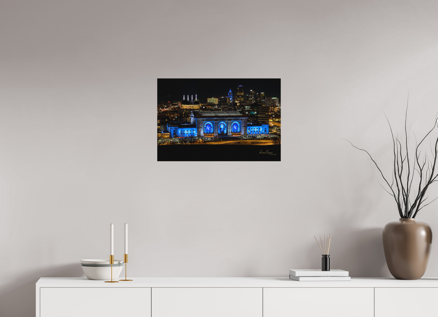 24 x 16″, Canvas Print Kansas City Union Station