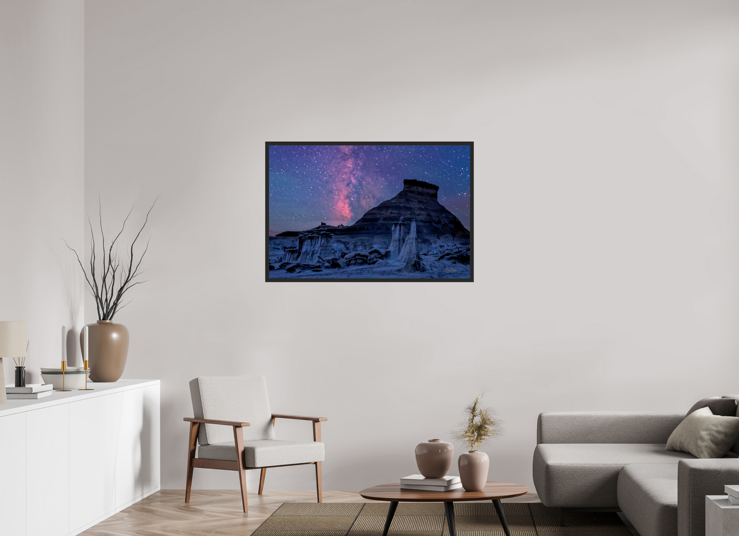 45 x 30″, Gallery Frame Cathedrals of the Night