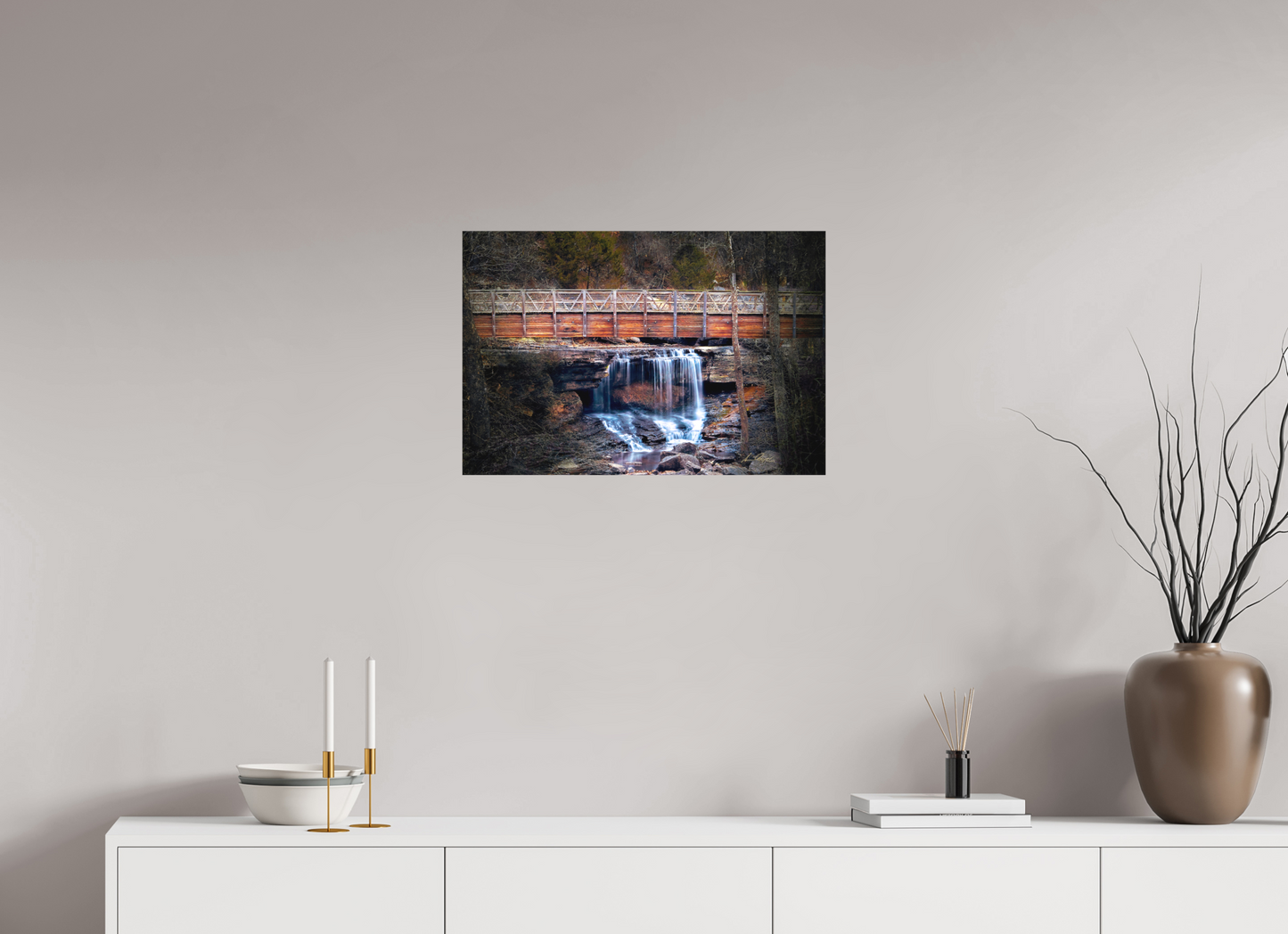 24 x 16″, Canvas Print Pinon Falls