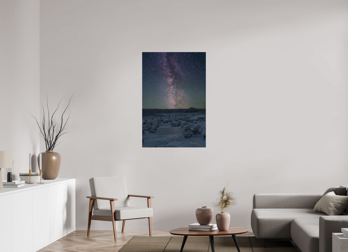 30 x 45″, Metal Prints Stars Over The Stone Eggs
