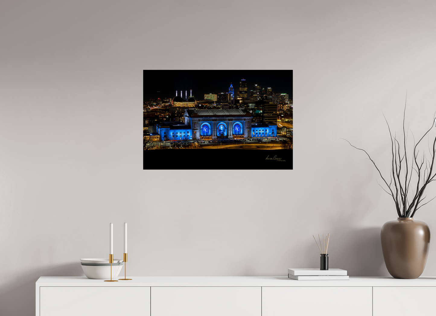 30 x 20″, Print Paper Kansas City Union Station
