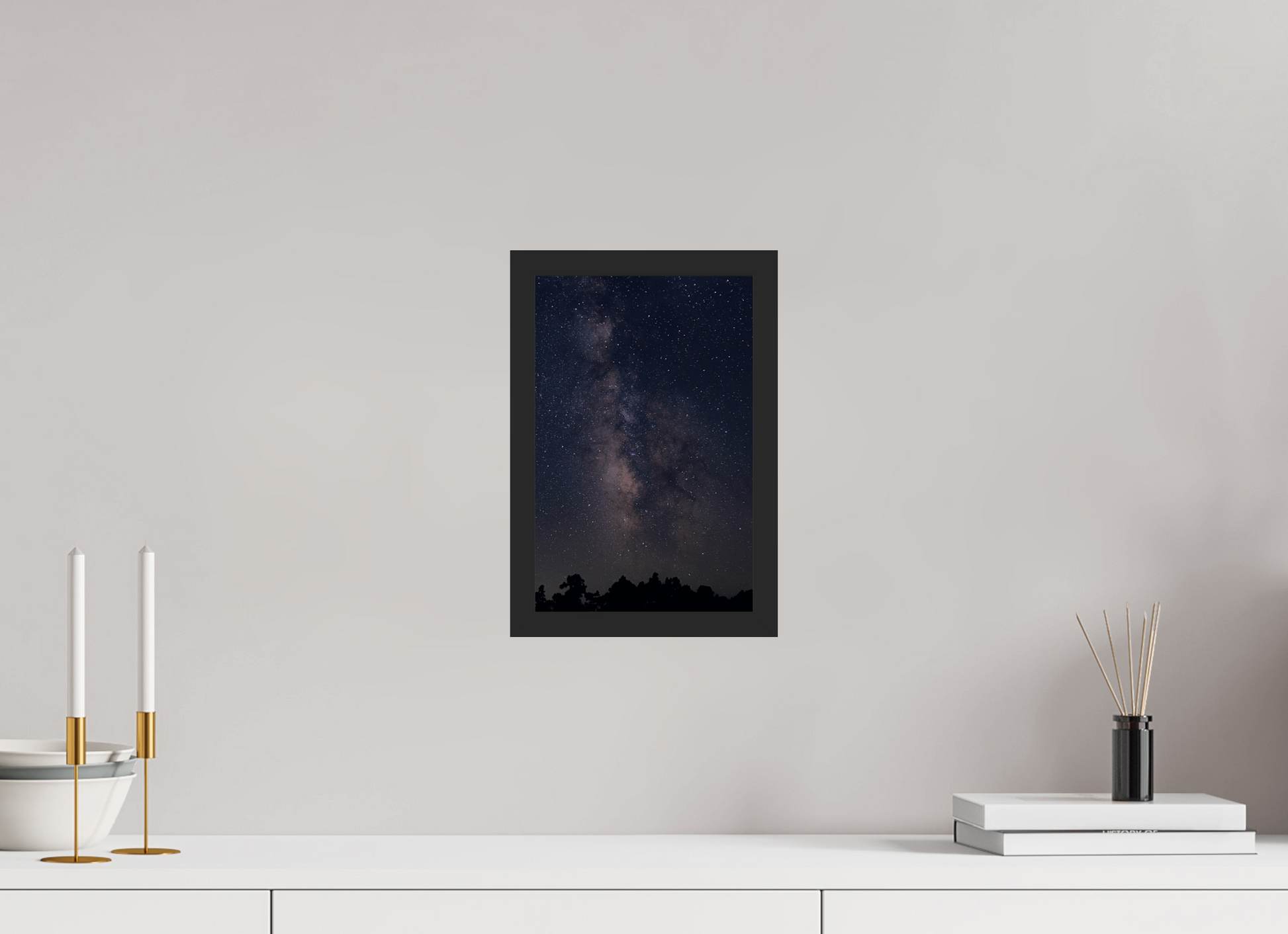 8 x 12″, Gallery Frame River of Stars – Milky Way Night Sky