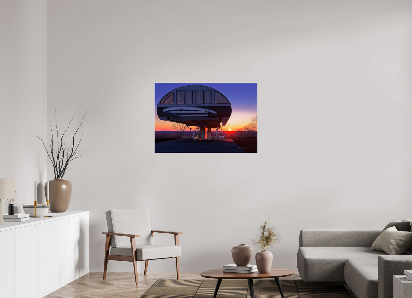 40.9 x 28″, Photo Print Under Acrylic Glass End of the Ride