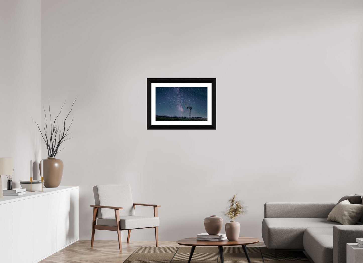 24 x 16″, Framed with mat hahnemuhle pearl Where the Wind Still Turns