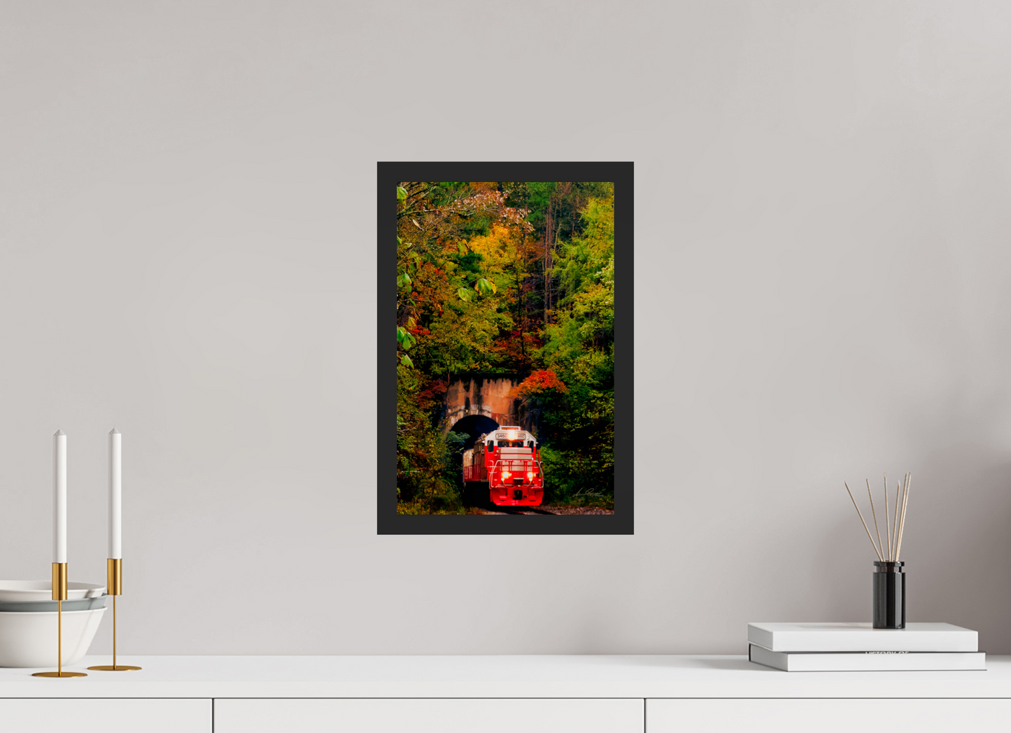 10 x 15″, Gallery Frame Emerging from autumn