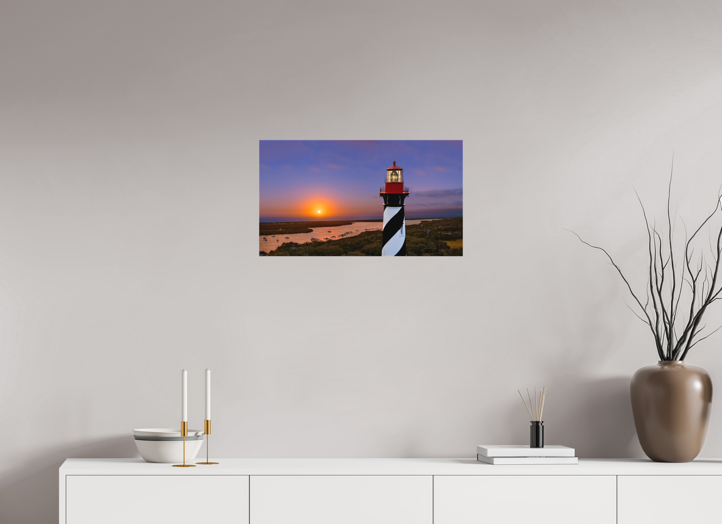 24 x 13.5″, Canvas Print Beacon of Dawn