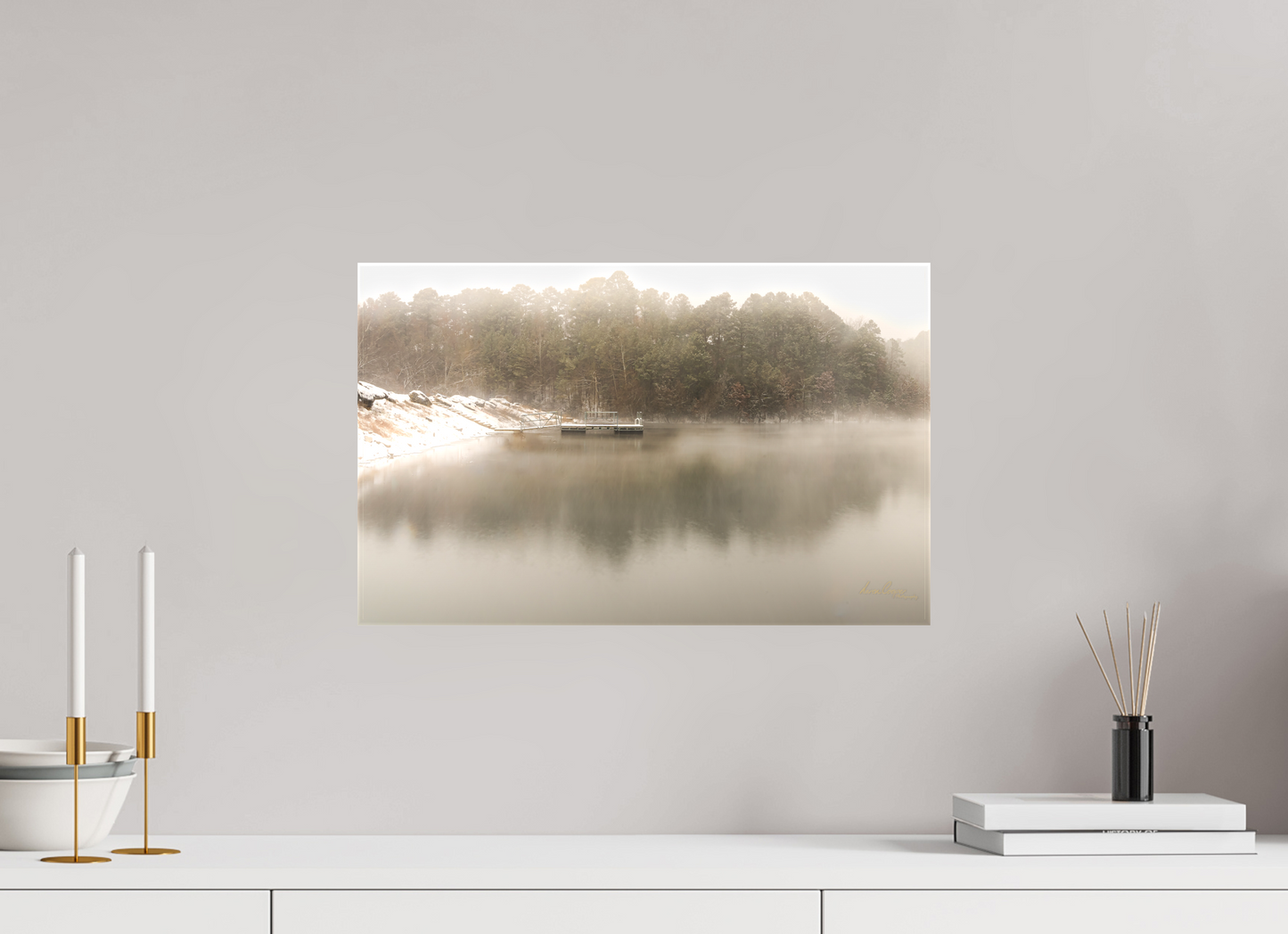 19.2 x 12″, Canvas Print Quiet Landing