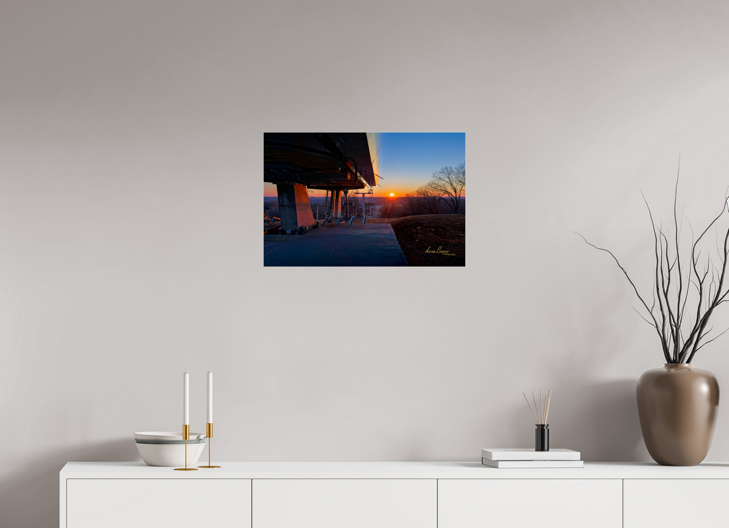 24 x 16″, Photo Print Under Acrylic Glass The Lifted Morning Sun