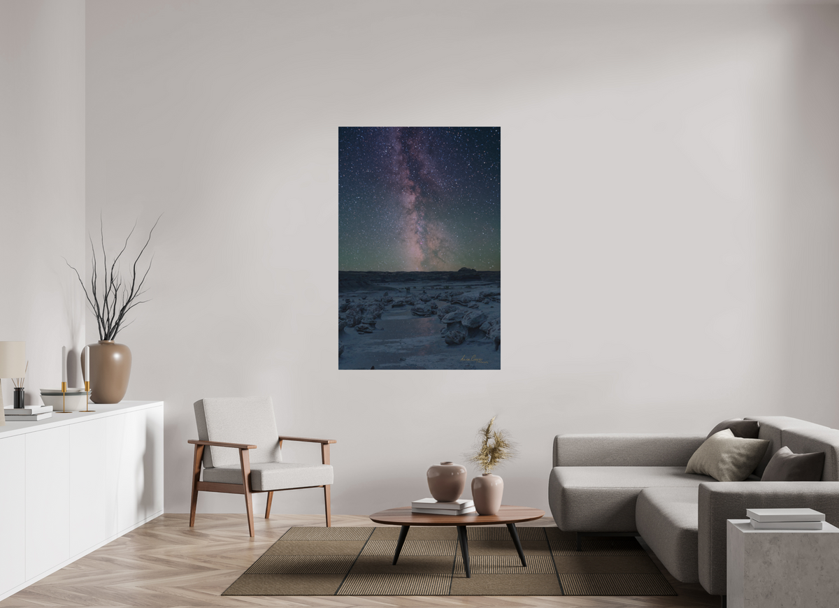 40 x 60″, Metal Prints Stars Over The Stone Eggs