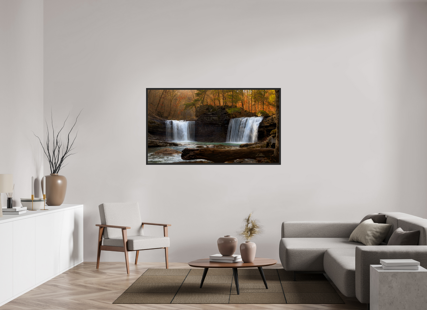 64 x 36″, Gallery Frame Twin Falls