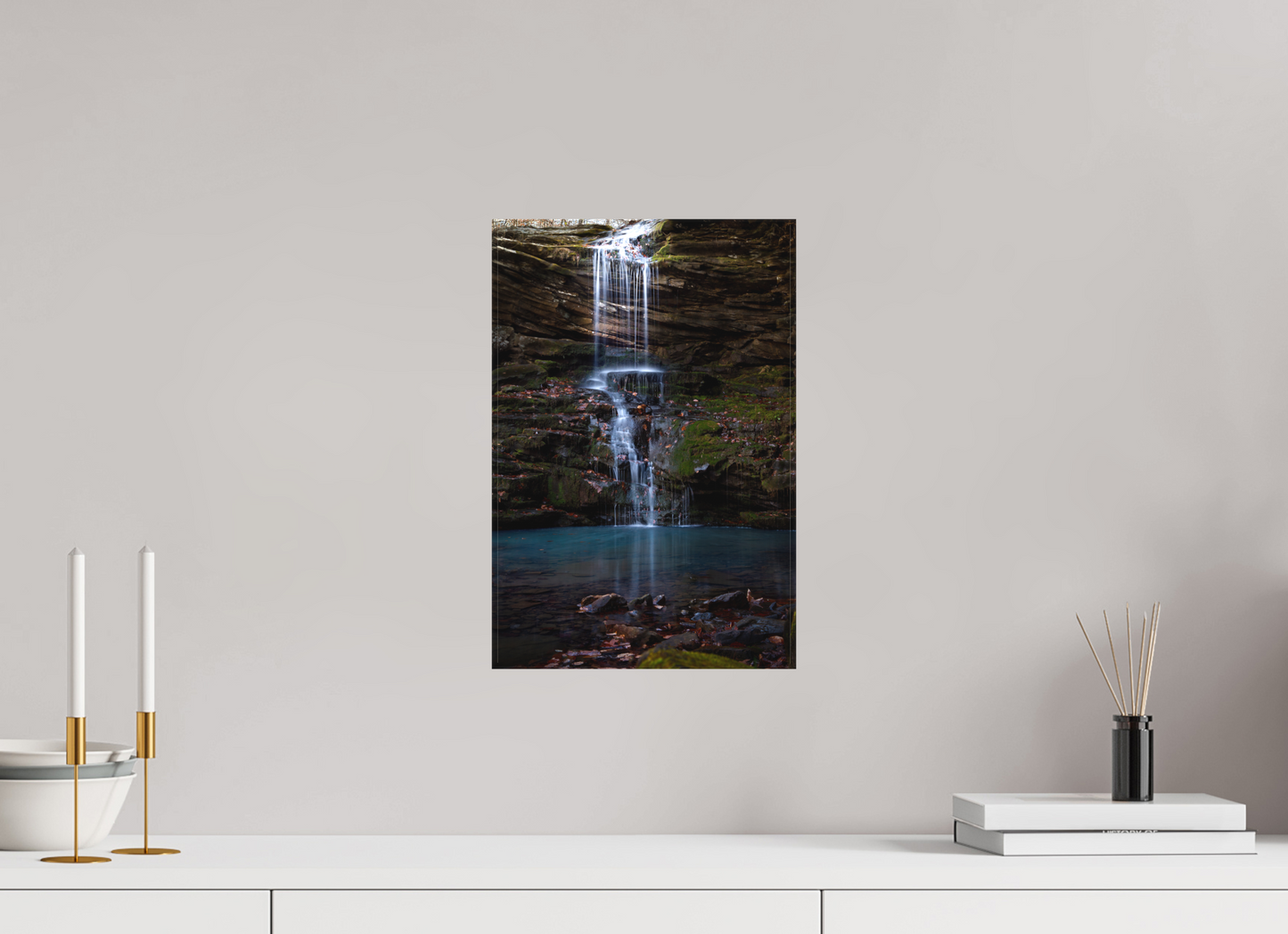 10 x 15″, Canvas Print Magnolia Falls