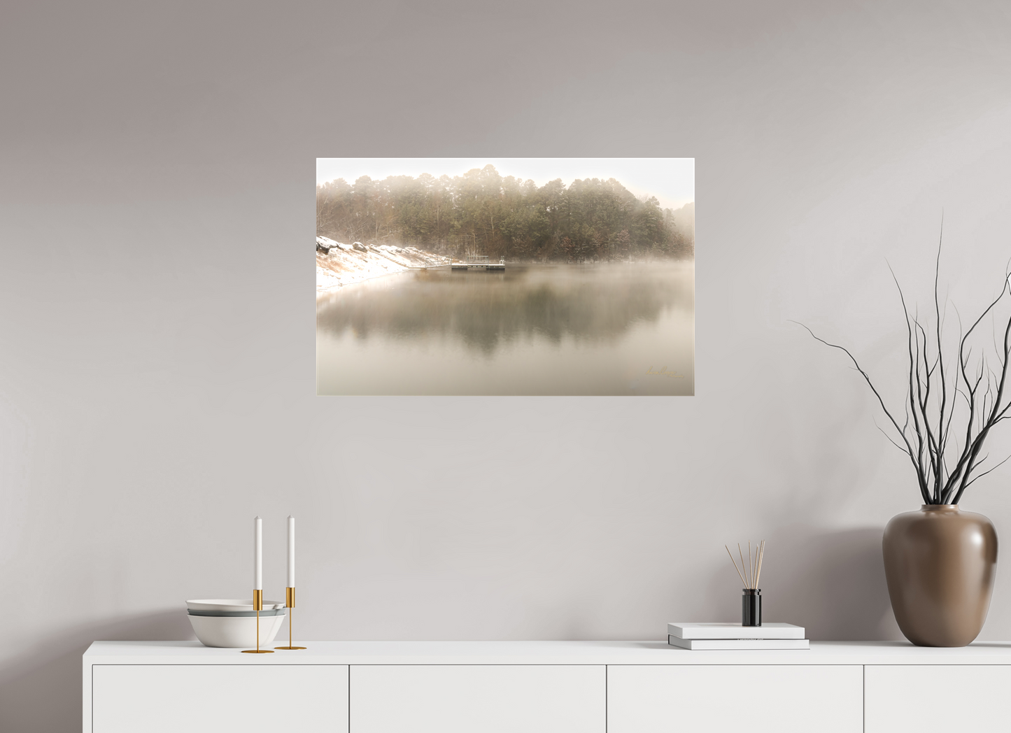 32 x 20″, Canvas Print Quiet Landing