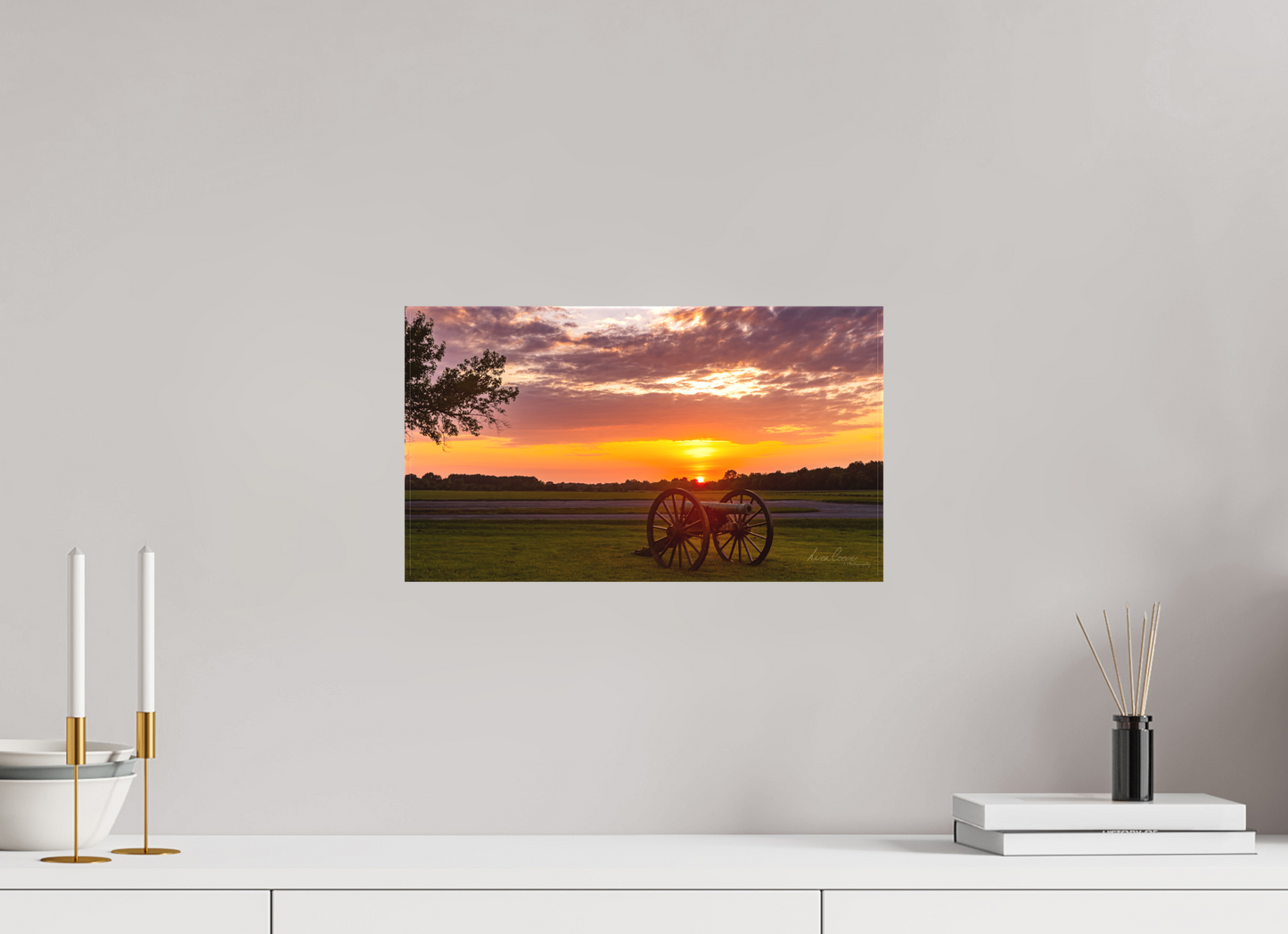 16 x 9″, Canvas Print Echoes in the Last Light
