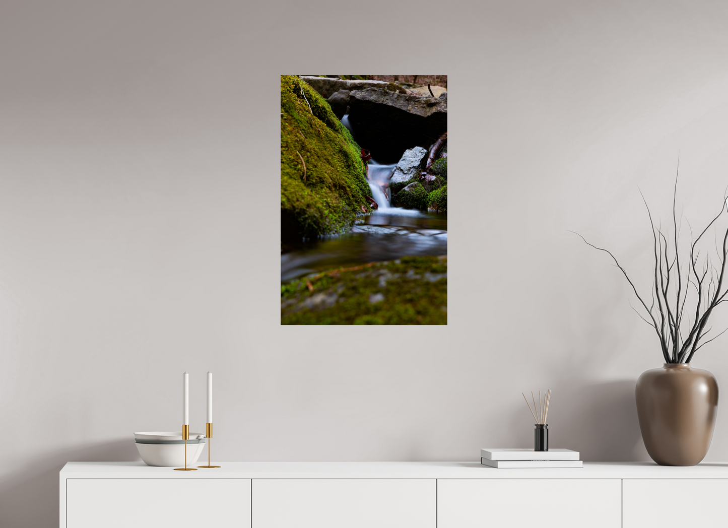 20 x 30″, Print Paper Between Moss and Stone