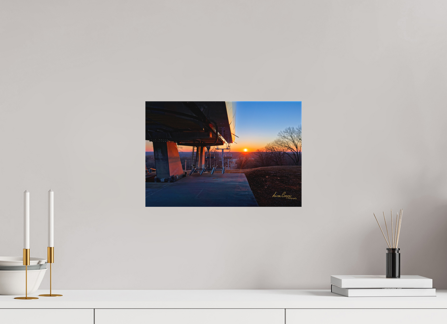 15 x 10″, Canvas Print The Lifted Morning Sun