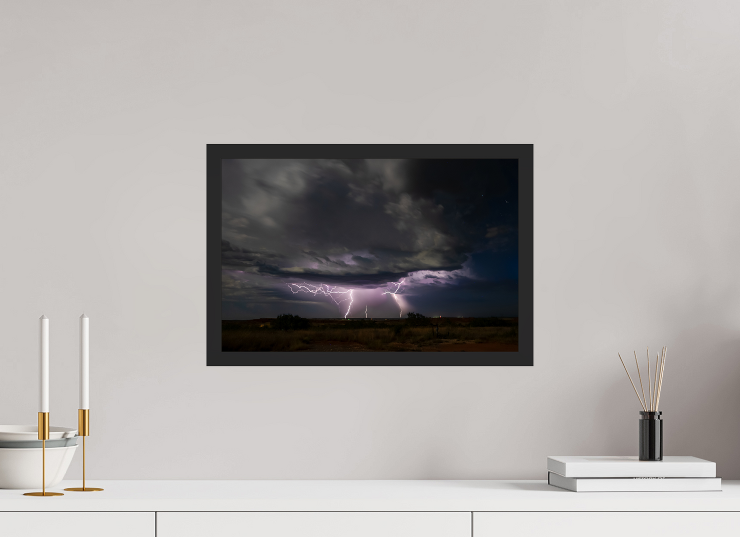18.1 x 12″, Gallery Frame Quiet Before the Strike
