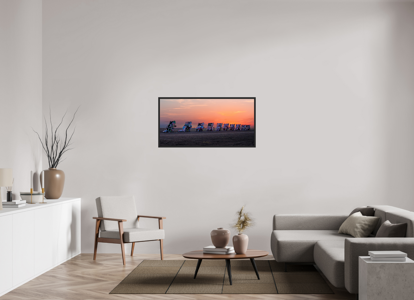47.5 x 24″, Gallery Frame Before the Highway Woke